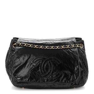 Chanel Vinyl Medium Rock And Chain Flap #249788C17B